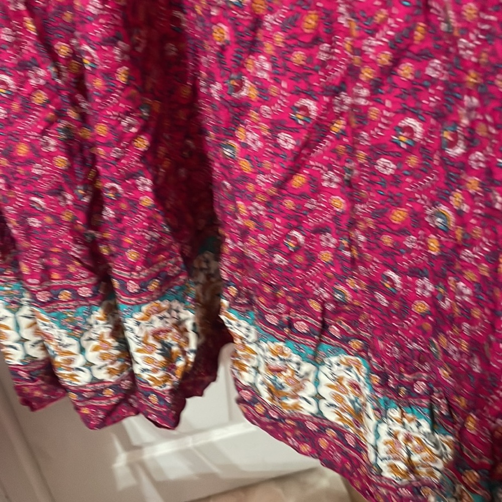 NWT Floral Pink Sleeveless Maxi Dress size 3X 🌹🌸🌺 BG 06 - Picture 4 of 4